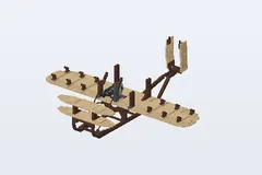 Mid-build preview of Wright Flyer