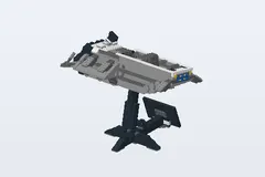 Mid-build preview of Rebel Snowspeeder - UCS