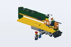 Mid-build preview of Burlington Northern Santa Fe Locomotive