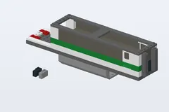 Mid-build preview of High Speed Train Car