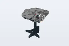 Mid-build preview of Vader's TIE Advanced - UCS