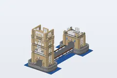 Mid-build preview of Tower Bridge