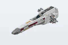 Mid-build preview of Red Five X-Wing Starfighter