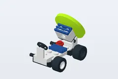 Mid-build preview of Space Port Moon Buggy