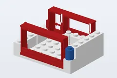Mid-build preview of Small Store Set