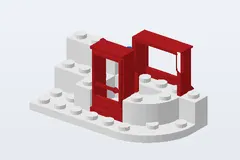 Mid-build preview of Small House - Left Set