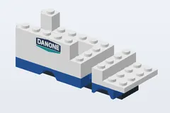 Mid-build preview of Danone Truck