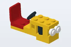 Mid-build preview of Loader Tractor