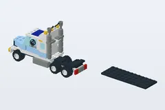 Mid-build preview of Maersk Line Container Lorry