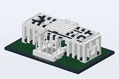 Mid-build preview of The White House