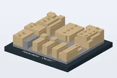 Mid-build preview of Rockefeller Center