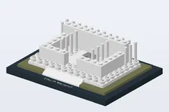 Mid-build preview of Lincoln Memorial