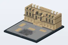 Mid-build preview of Louvre