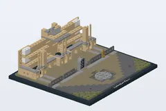 Mid-build preview of Buckingham Palace