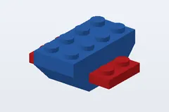 Mid-build preview of Danone Promotional Set: Duck