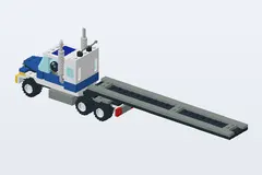 Mid-build preview of Color Line Container Lorry