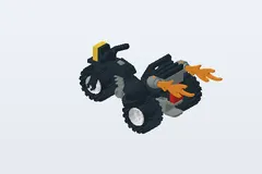 Mid-build preview of Biker Bob