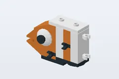 Mid-build preview of Clown Fish