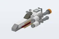 Mid-build preview of X-wing Fighter - Mini