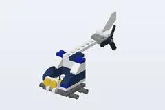 Mid-build preview of Swamp Police Helicopter