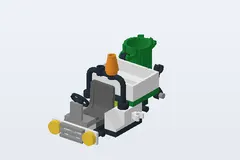 Mid-build preview of Garbage Truck