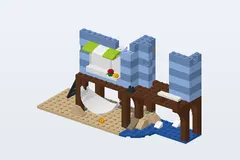 Mid-build preview of Beachside Vacation