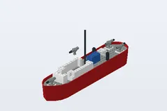 Mid-build preview of Fire Fighter Ship