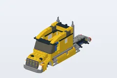 Mid-build preview of LEGO® City Truck