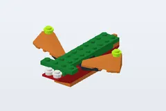 Mid-build preview of Orange Fish
