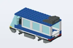 Mid-build preview of Blue Bus