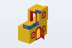 Mid-build preview of Cathy Cat's & Morty Mouse's Cottage