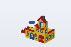 Mid-build preview of Town Hall with Leonard Lion & Friends
