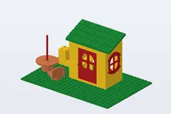 Mid-build preview of Country Cottage