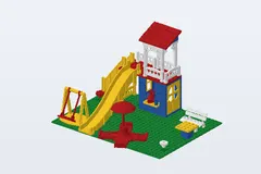 Mid-build preview of Catherine Cat's Fun Park