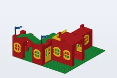 Mid-build preview of Fire Station