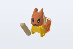 Mid-build preview of Rufus Rabbit