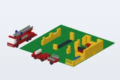 Mid-build preview of Fire Station