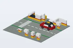 Mid-build preview of Shell Service Station