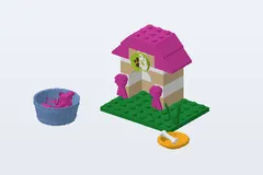 Mid-build preview of Mia’s Puppy House