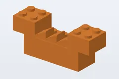 Mid-build preview of Halloween Pumpkin