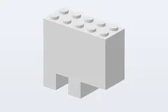 Mid-build preview of Halloween Ghost