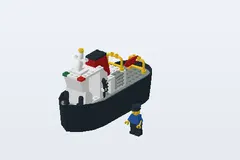 Mid-build preview of Tug Boat