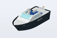 Mid-build preview of Police Rescue Boat
