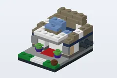 Mid-build preview of Bricktober Theater