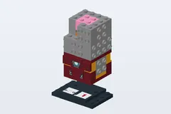 Mid-build preview of Iron Man