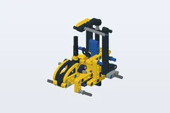 Mid-build preview of Mini Backhoe Loader