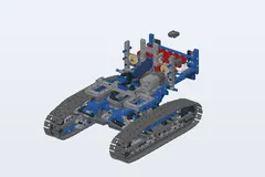 Mid-build preview of Crawler Crane