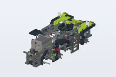 Mid-build preview of Claas Xerion 5000 Trac VC