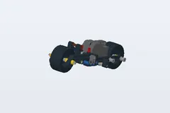 Mid-build preview of Stunt Bike