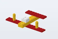 Mid-build preview of Biplane